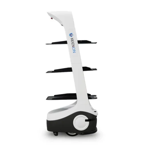 Keenon T6 Tag Label - robot de livraison professionnel pour hôtels, restauration et hôpitaux.