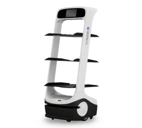 Keenon T6 Tag Label - robot de livraison professionnel pour hôtels, restauration et hôpitaux.