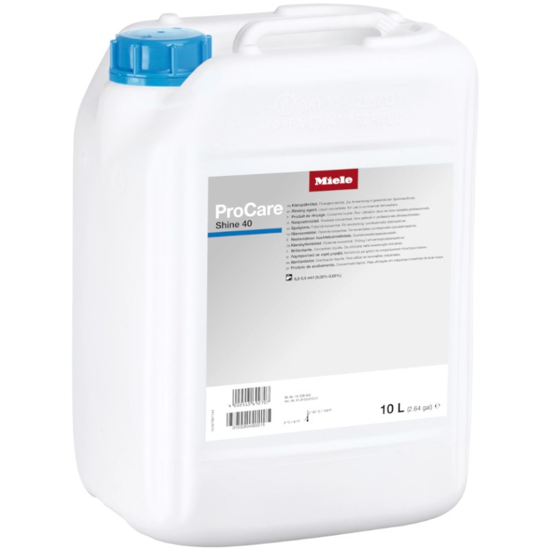 Miele ProCare Shine 40 10L - Liquide de rinçage professionnel