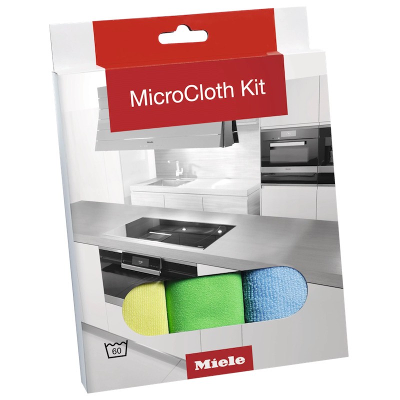 Miele Kit MicroCloth - lingettes nettoyantes pour électroménager (3 pièces)