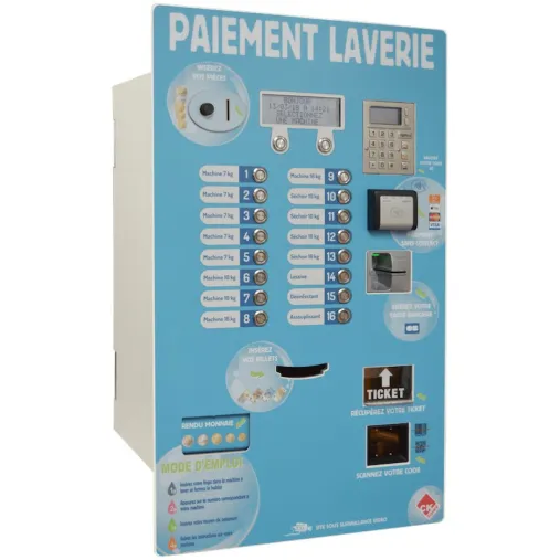 CKSquare Myosis LEM | Centrale de paiement encastrable avec boutons lumineux