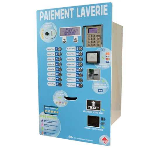 CKSquare Myosis LEM | Centrale de paiement encastrable avec boutons lumineux