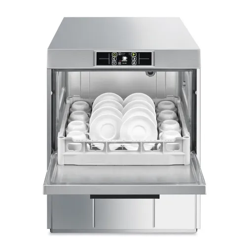 SMEG UG520DSL Lave-verres Professionnel de face ouvert