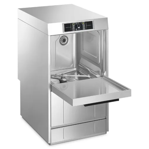 SMEG UG425DS Lave-verres Professionnel ouvert de coté