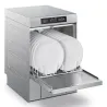 SMEG UG401DM Lave-Verres Professionnel ouvert avec assiettes
