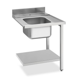 Smeg WT5700SR Table d'entrée pour pour lave-vaisselle professionnel