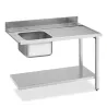 Smeg WT51200SR8 Table d'entrée pour pour lave-vaisselle professionnel