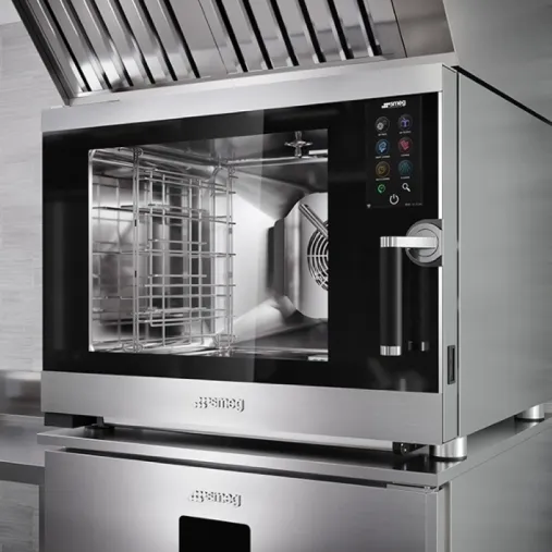Smeg SPO5L2SL | Four Mixte Professionnel