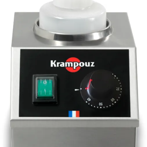 Krampouz Chauffe chocolat - Chauffe sauce simple Bouton de commande
