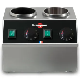 Krampouz Chauffe chocolat - Chauffe sauce double