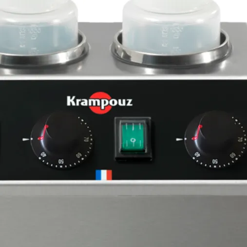 Krampouz Chauffe chocolat - Chauffe sauce double Bouton de commande