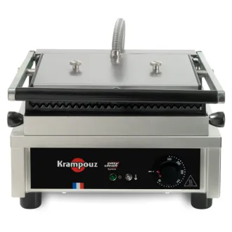 Krampouz Contact grill Panini small plaques striées
