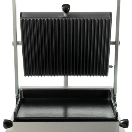 Krampouz Contact grill Panini small plaques striée-lisse Ouverture