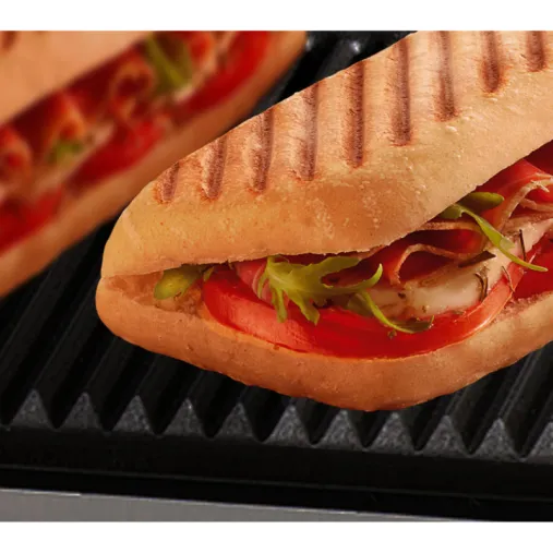 Krampouz Contact grill Panini small plaques striée-lisse