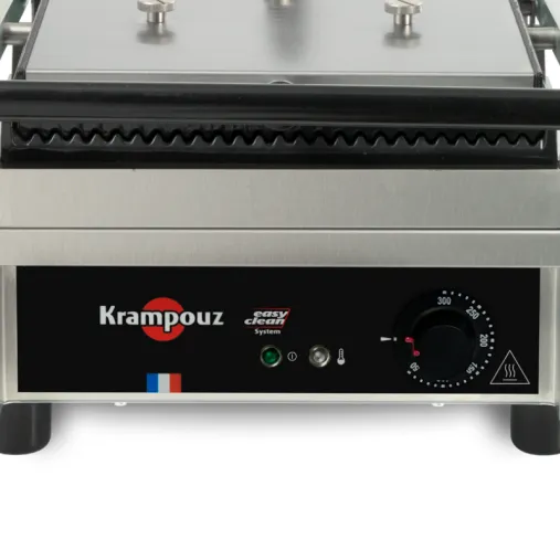 Krampouz Contact grill Panini small plaques lisses Bouton de commande