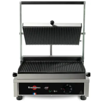 Krampouz Contact grill Panini medium plaques striées