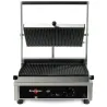 Krampouz Contact grill Panini medium plaques striées Ouvert