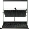 Krampouz Contact grill Panini medium plaques striées Ouverture