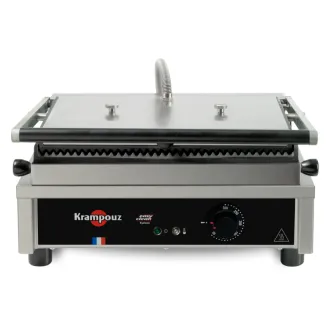 Krampouz Contact grill Panini medium plaques striée-lisse