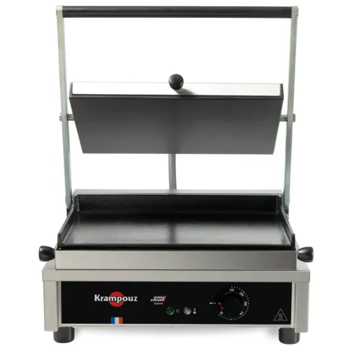 Krampouz Contact grill Panini medium plaques lisses Ouvert