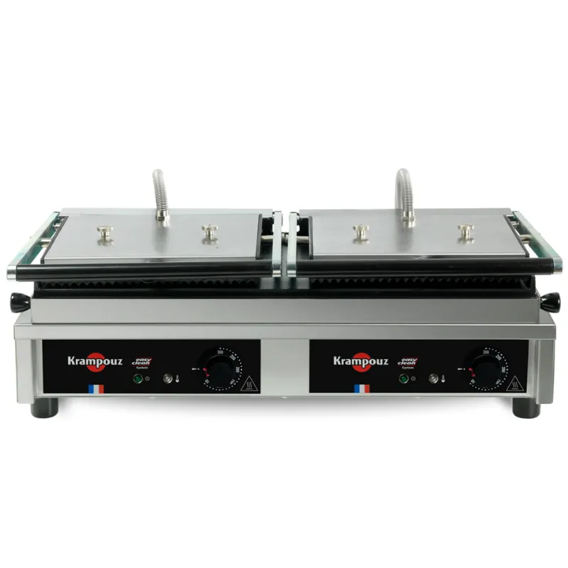 Krampouz Contact grill Panini large plaques striée-lisse