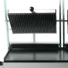 Krampouz Contact grill Panini large plaques striée-lisse Ouverture