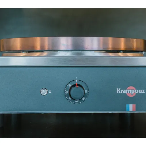 Krampouz Crêpière électrique carrée Confort Bouton de commande