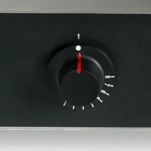Krampouz Crêpière gaz carrée Standard Bouton de commande