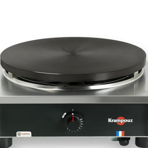 Krampouz Crêpière gaz carrée Confort - thermostatique Bouton de commande