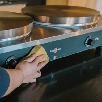 Krampouz Crêpière gaz double Confort - thermostatique