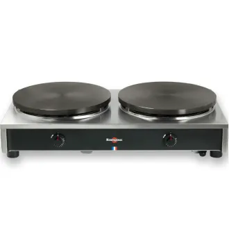 Krampouz Crêpière gaz double Confort - manuelle