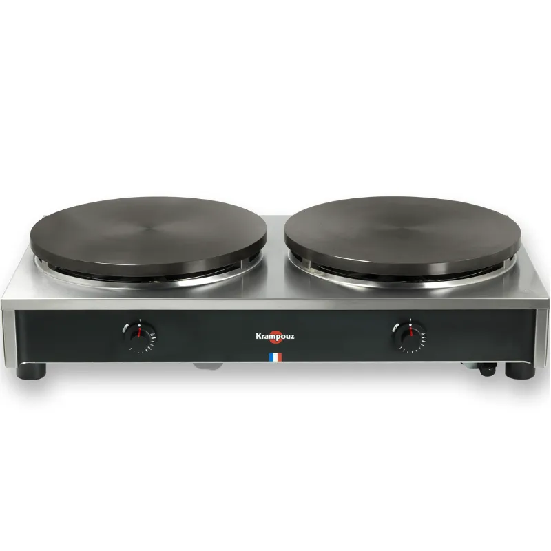 Krampouz Crêpière gaz double Confort - manuelle