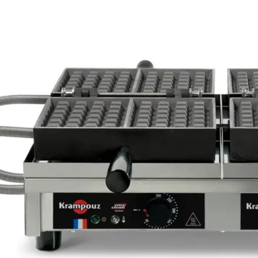 Krampouz Gaufrier 4x6 Bruxelles 180° double