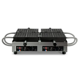 Krampouz Gaufrier 4x7 Liège 180° double