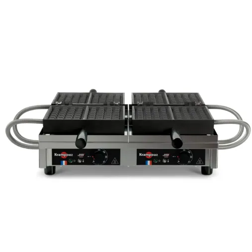 Krampouz Gaufrier 4x7 Liège 180° double