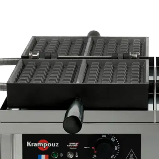 Krampouz Gaufrier 4x7 Liège 180° double