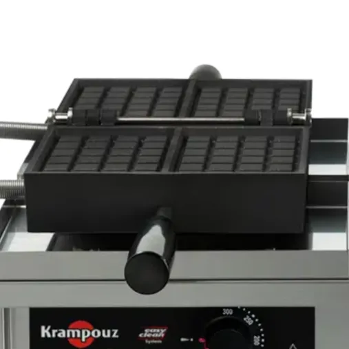 Krampouz Gaufrier 4x6 Fruits 180° double