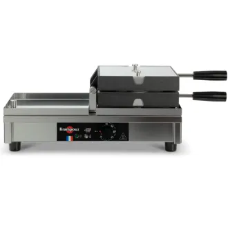 Krampouz Gaufrier Mini Bruxelles 180° Bouton de commande
