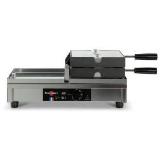 Krampouz Gaufrier Coeur 180° simple G/D