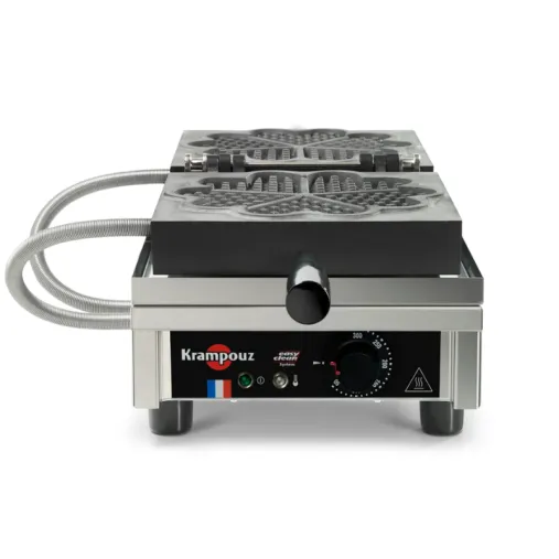 Krampouz Gaufrier Coeur 180° simple A/A Ouvert