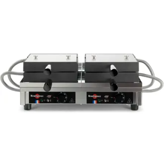 Krampouz Gaufrier Ronde 180° double