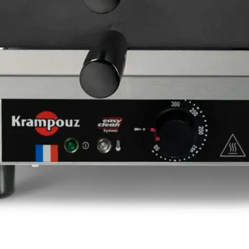 Krampouz Gaufrier Ronde 180° double Bouton de commande