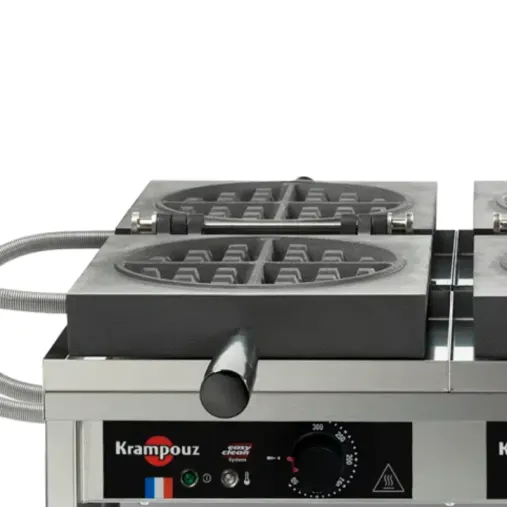 Krampouz Gaufrier Ronde 180° double