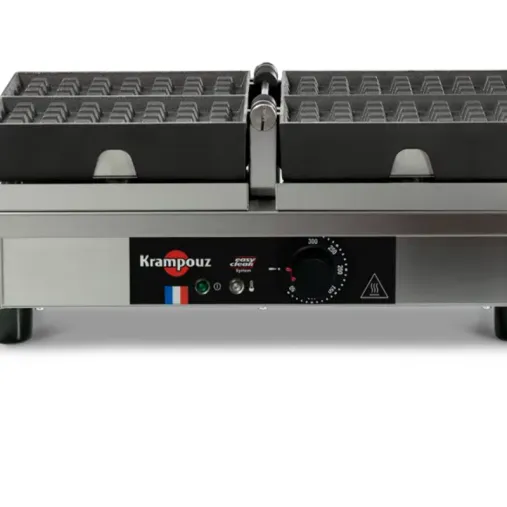 Krampouz Gaufrier 4x7 Liège 180° simple G/D