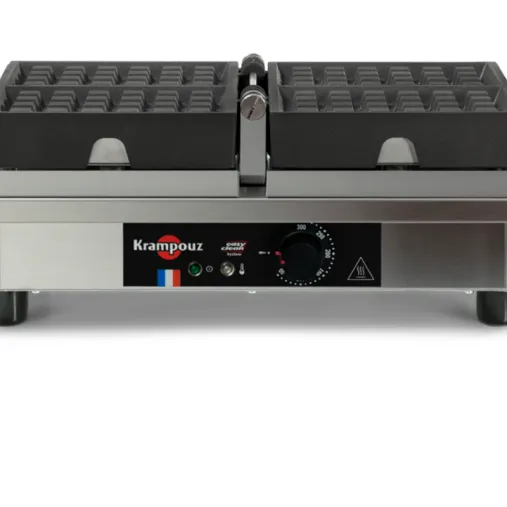 Krampouz Gaufrier 4x6 Bruxelles 180° simple G/