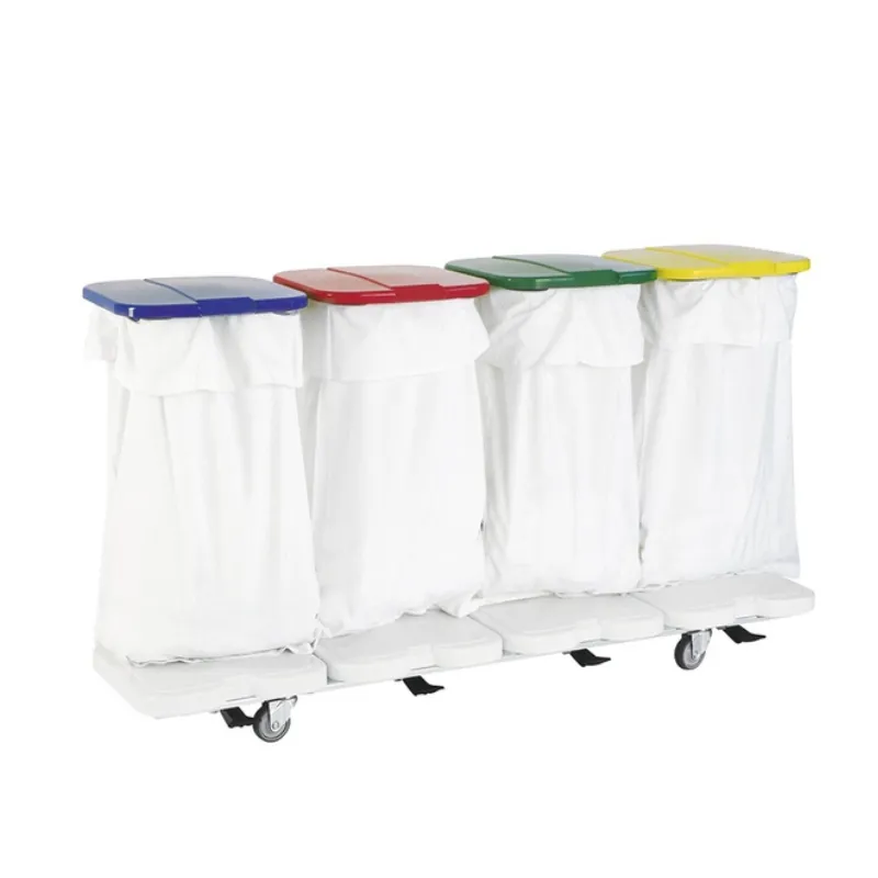 Ariane Chariot porte-4 sacs linge sale avec possibilités d'options