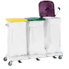 Ariane Chariot porte-3 sacs linge sale avec possibilités d'options