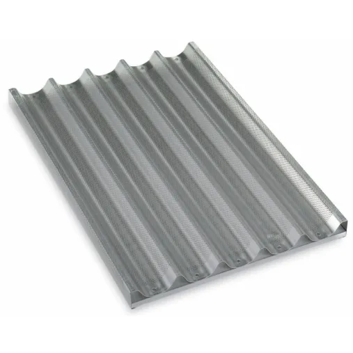 Electrolux Plaque ondulée perforée 600x400 pour 5 baguettes Electrolux Plaque ondulée perforée 600x400 pour 5 baguettes