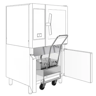 Electrolux Chariot Collecteur de graisse 2 réservoirs pour GN 1/1 et GN 2/1