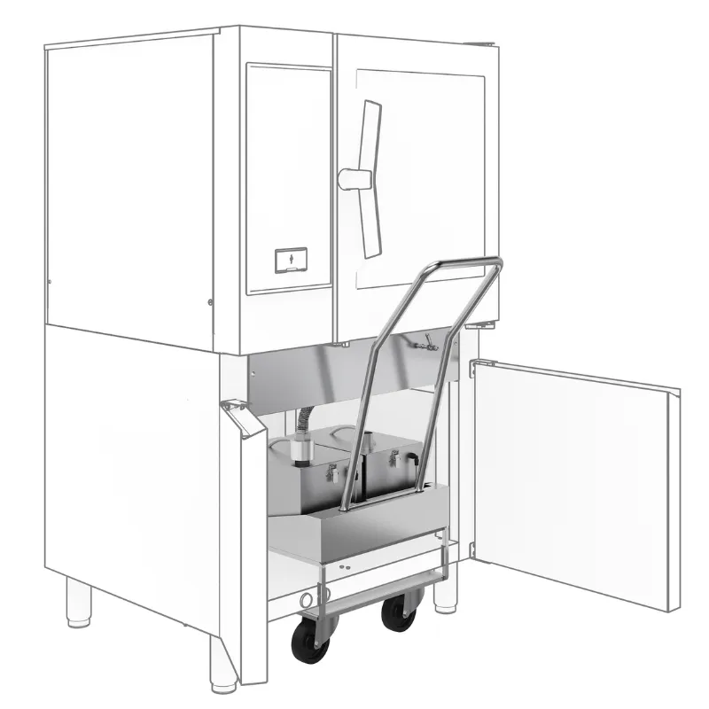 Electrolux Chariot Collecteur de graisse 2 réservoirs pour GN 1/1 et GN 2/1